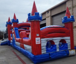 63 ft castle combo with 33obstacle course 1 1703968438 63ft Castle Combo with Obstacle Course